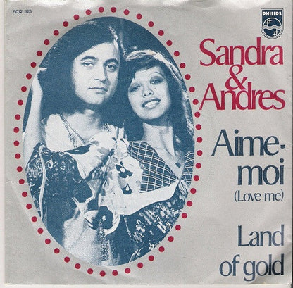 Sandra & Andres - Aime-Moi (Love Me) 16366 Vinyl Singles Vinyl Goed / Hoes Goed