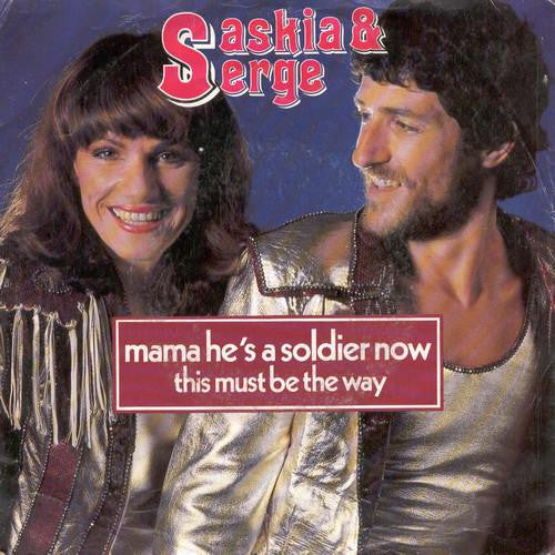 Saskia & Serge - Mama He's A Soldier Now 41920 Vinyl Singles Vinyl Goed / Hoes Goed