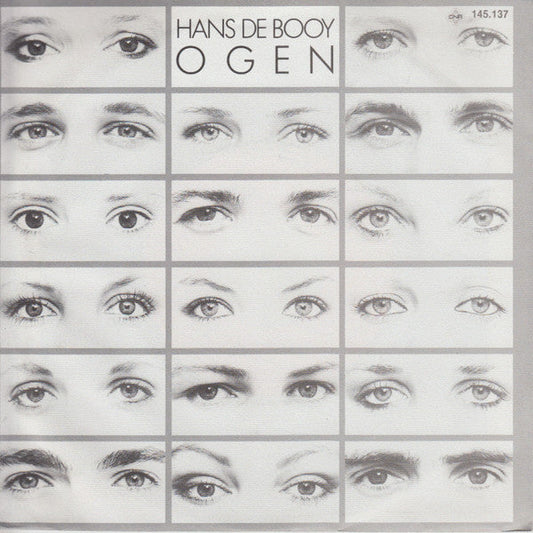 Hans De Booy - Ogen Vinyl Singles Vinyl Zeer Goed / Hoesje Goed "VINYLSINGLES.NL"