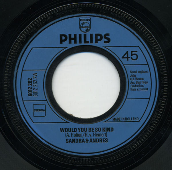 Sandra & Andres - Mama Mia 41535 Vinyl Singles Vinyl Goed / Hoes Generic