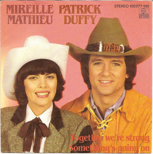 Mireille Mathieu, Patrick Duffy - Together We're Strong 41638 Vinyl Singles Vinyl Goed / Hoes Goed