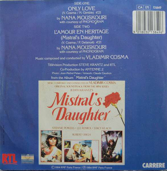 Nana Mouskouri - Only Love 09318 Vinyl Singles Vinyl Goed / Hoes Goed