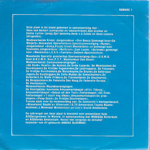 Donna Lynton En Ben Cramer - We Love This Life 28250 Vinyl Singles Vinyl Zeer Goed / Hoesje Goed "VINYLSINGLES.NL"