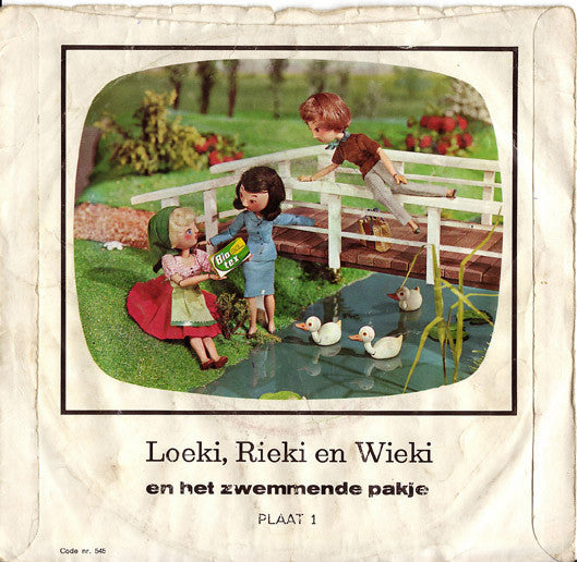 No Artist - Loeki, Rieki En Wieki - Het Zwemmende Pakje 42702b Vinyl Singles Vinyl Goed / Hoes Redelijk