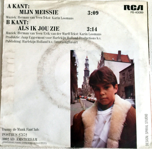 Danny de Munk - Mijn Meissie 43360 Vinyl Singles Vinyl Zeer Goed / Hoesje Goed "VINYLSINGLES.NL"