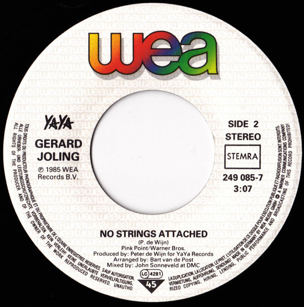 Gerard Joling - Love Is In Your Eyes 01010 Vinyl Singles /   