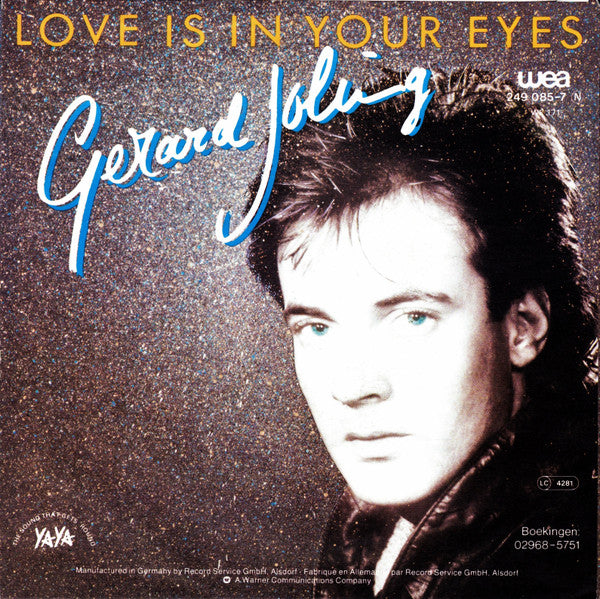 Gerard Joling - Love Is In Your Eyes 01010 Vinyl Singles Goede Staat   
