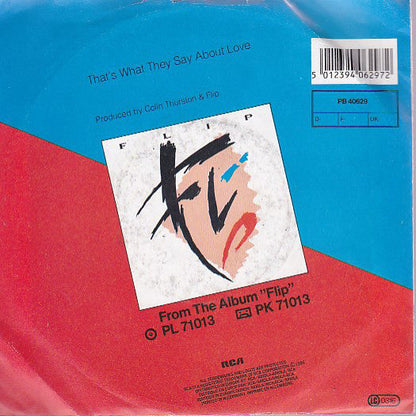 Flip - That's What They Say About Love Vinyl Singles Vinyl Zeer Goed / Hoesje Goed "VINYLSINGLES.NL"