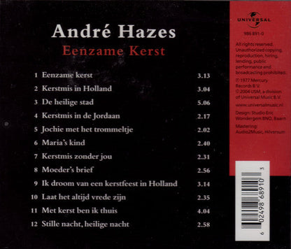 André Hazes - Eenzame Kerst (CD) 70489 Compact Disc Goede Staat