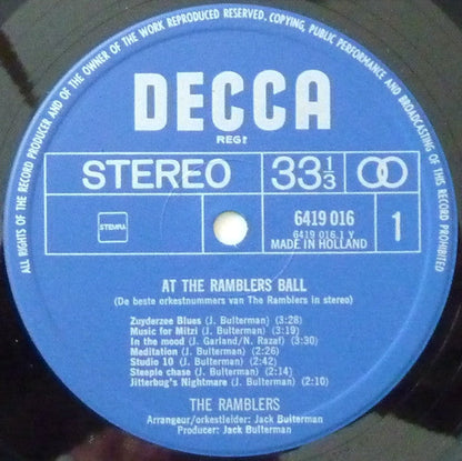 Ramblers - At The Ramblers' Ball  (LP) 43478 Vinyl LP JUKEBOXSINGLES.NL   