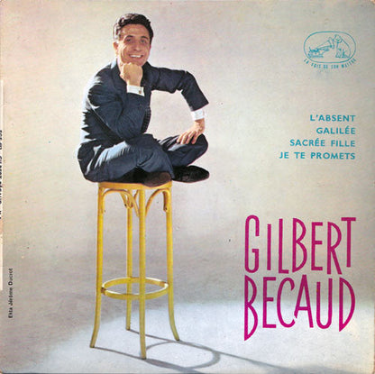Gilbert Bécaud - L'Absent 42387 Vinyl Singles EP Vinyl Goed / Hoes Goed