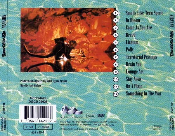 Nirvana - Nevermind 70278 (CD) Compact Disc JUKEBOXSINGLES.NL   