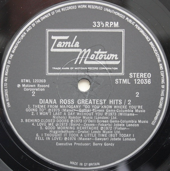 Diana Ross – Diana Ross' Greatest Hits (LP) 46636