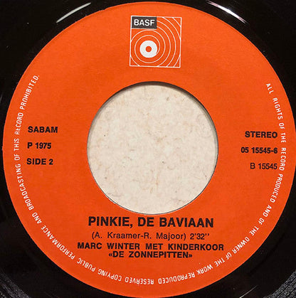 Marc Winter - Roomijs Met Vanille 41816 Vinyl Singles Vinyl Goed / Hoes Generic