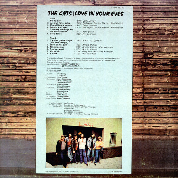 Cats - Love In Your Eyes (LP) Vinyl LP Vinyl Zeer Goed / Hoesje Goed "VINYLSINGLES.NL"