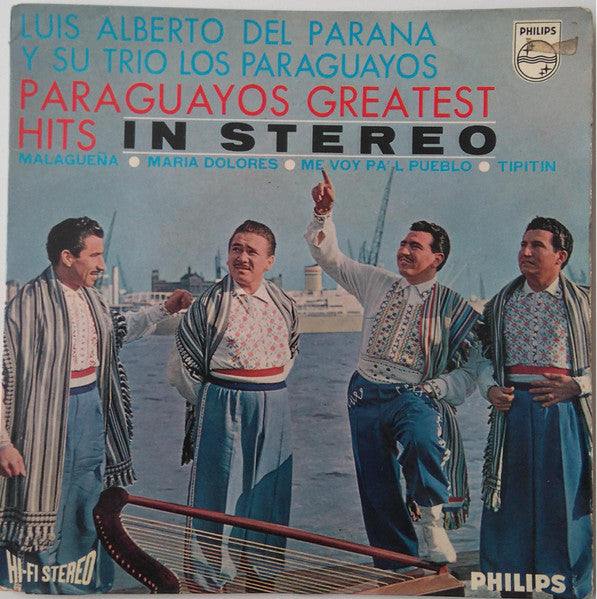 Luis Alberto del Parana y Los Paraguayos - Paraguayos' Greatest Hits In Stereo 42167 Vinyl Singles EP Vinyl Goed / Hoes Goed