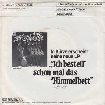 Peter Orloff - Ich bestelle' Schon Mal Das Himmelbett 22250