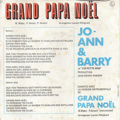 Jo-Ann & Barry Et Les Petits Amis - Grand Papa Noël 28117