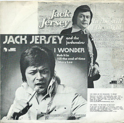 Jack Jersey And The Jordanaires - I Wonder Vinyl Singles Vinyl Goed / Hoes Tekst