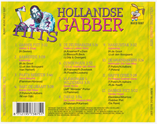 Various - Hollandse Gabber Hits (CD) 70525 Compact Disc Goede Staat