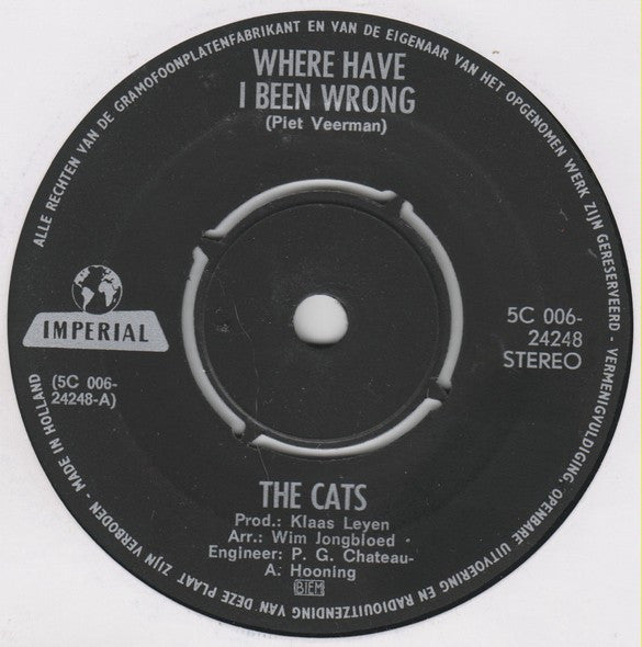 Cats - Where Have I Been Wrong 31103 Vinyl Singles JUKEBOXSINGLES.NL   