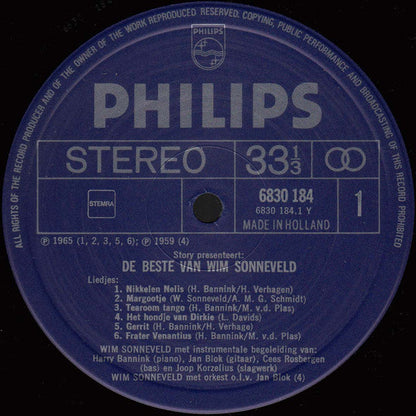 Wim Sonneveld – Story präsentiert: Das Beste von Wim Sonneveld (LP) 41944