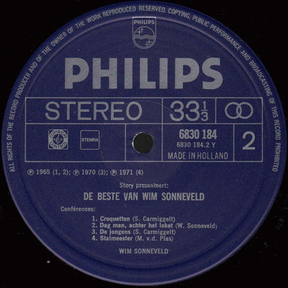 Wim Sonneveld – Story präsentiert: Das Beste von Wim Sonneveld (LP) 41944