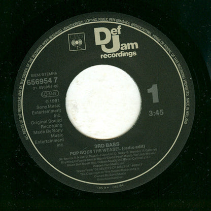 3. Bass - Pop Goes The Weasel 12567