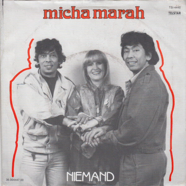 Micha Marah En The Blue Diamonds - Blijf Van M'n Vriend 41108 Vinyl Singles Vinyl Goed / Hoes Sticker