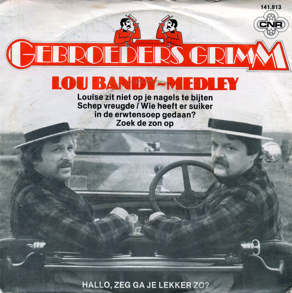 Gebroeders Grimm - Lou Bandy Medley 05532 Vinyl Singles Vinyl Zeer Goed / Hoesje Goed "VINYLSINGLES.NL"