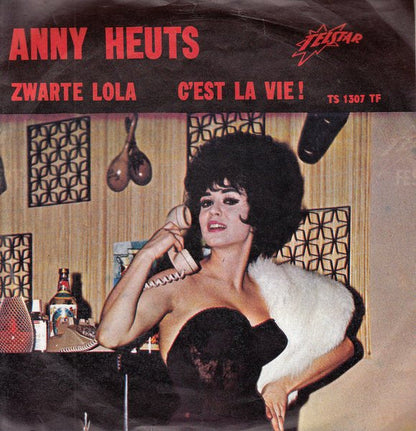 Annie Heuts - Zwarte Lola 04993 Vinyl Singles Vinyl Goed / Hoes Goed