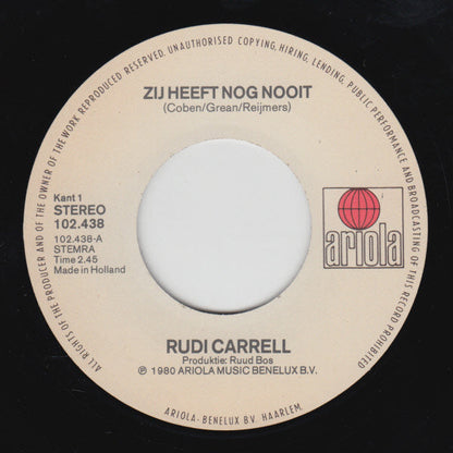 Rudi Carrell - Zij Heeft Nog Nooit 04878 Vinyl Singles Vinyl Goed / Hoes Goed
