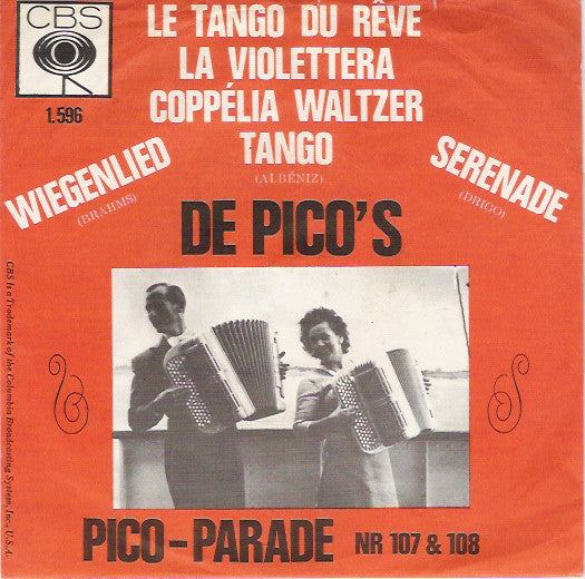 2 Pico's - Pico Parade No. 107 Vinyl Singles Goede Staat