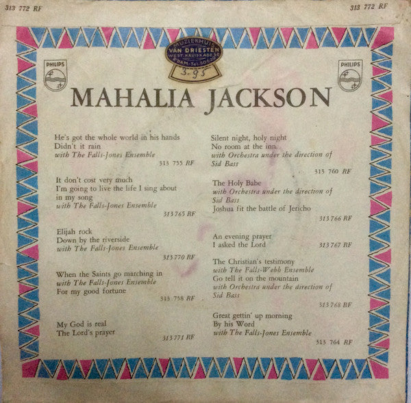 Mahalia Jackson - Abide With Me 40568 Vinyl Singles Vinyl Goed / Hoes Goed