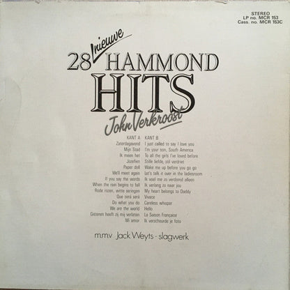 John Verkroost – 28 neue Hammond-Hits (LP) 50578
