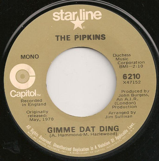 Pipkins / Hotlegs – Gib mir das Ding / Neandertaler 36177