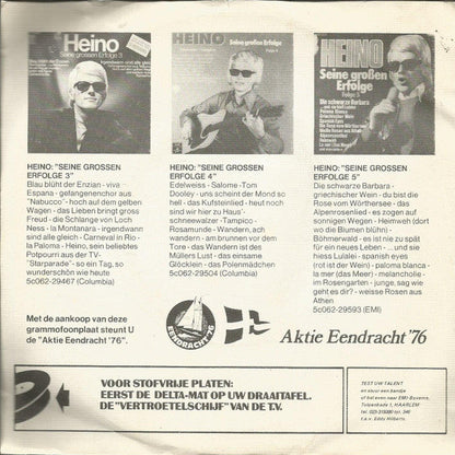 Heino - Wolken Wind En De Zee 41882 Vinyl Singles Vinyl Goed / Hoes Goed