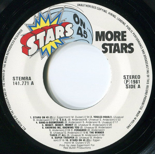 Stars On 45 - More Stars 41147 Vinyl Singles Vinyl Goed / Hoes Goed