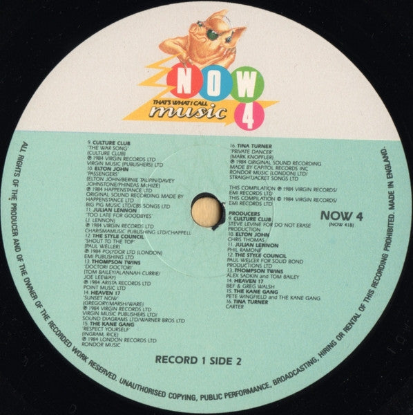 Various - Now That's What I Call Music 4 (LP) 51764 Vinyl LP Dubbel Vinyl Goed / Hoes Zie Foto