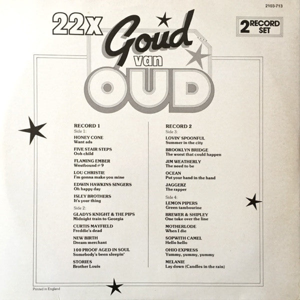 Various - 22x Goud Van Oud (LP) 48065 Vinyl LP JUKEBOXSINGLES.NL   