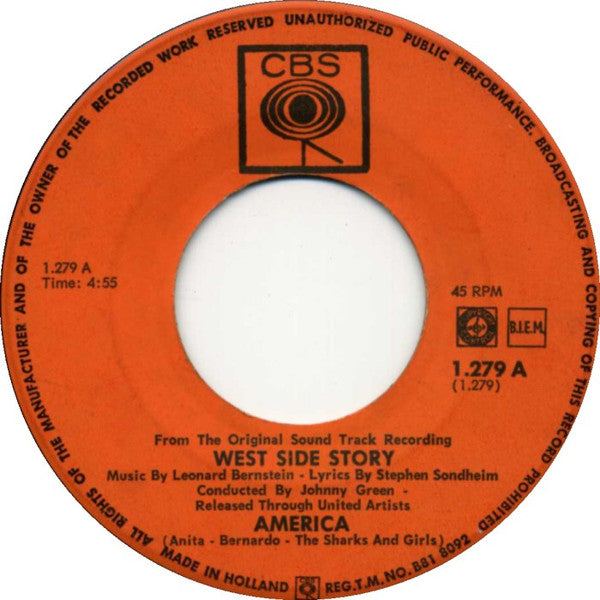 Leonard Bernstein / Stephen Sondheim - America 39519