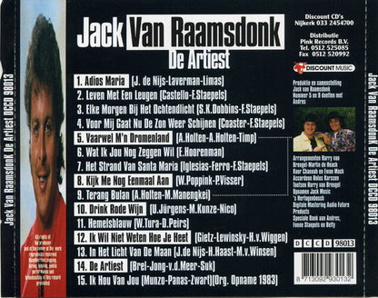 Jack van Raamsdonk - De Artiest (CD) 70605 Compact Disc Goede Staat