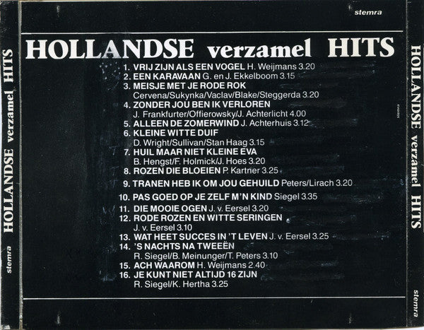 Unknown Artist - Hollandse Verzamel Hits (CD) 70572 Compact Disc Goede Staat