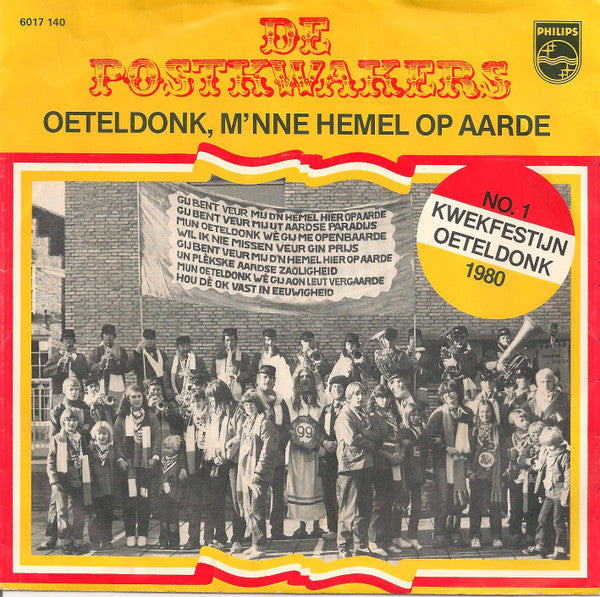 Postkwakers and C.V. De Poffer - Oeteldonk, M'nne Hemel Op Aarde 41326 Vinyl Singles Vinyl Goed / Hoes Goed