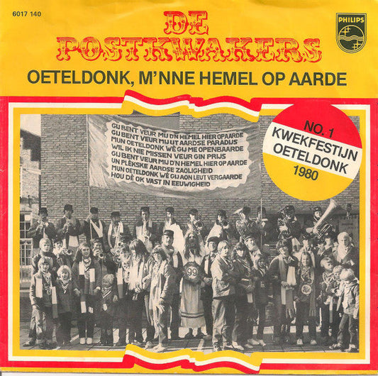 Postkwakers and C.V. De Poffer - Oeteldonk, M'nne Hemel Op Aarde 41326 Vinyl Singles Vinyl Goed / Hoes Goed