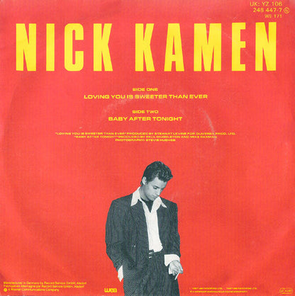 Nick Kamen - Loving You Is Sweeter Than Ever 17285 Vinyl Singles Vinyl Goed / Hoes Goed