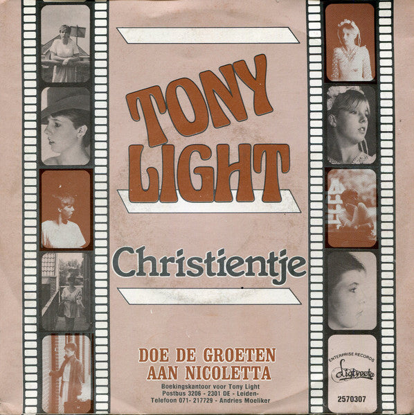 Tony Light - Christientje 42765 vinylsingle Vinyl Goed / Hoes Goed