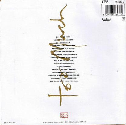 Bros - Too Much 37001 Vinyl Singles Vinyl Zeer Goed / Hoesje Goed "VINYLSINGLES.NL"