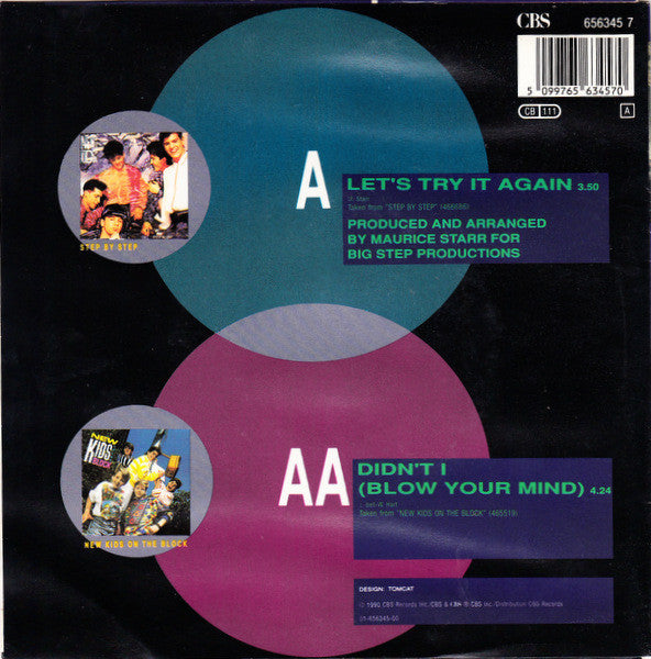 New Kids On The Block - Let's Try It Again 20150 Vinyl Singles Vinyl Goed / Hoes Goed