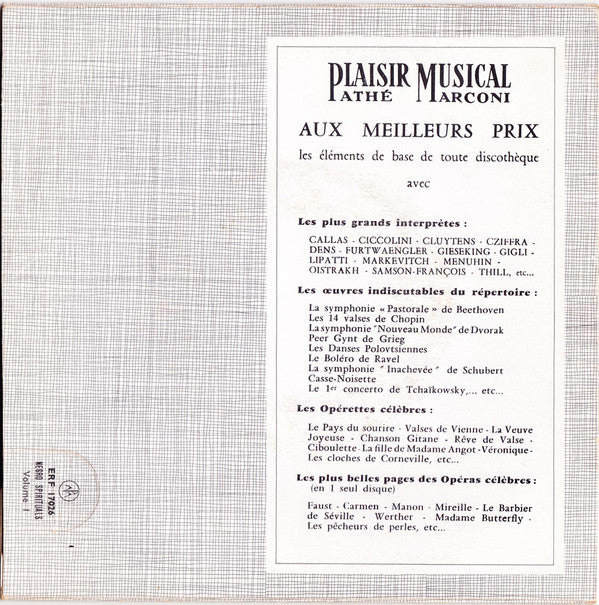 Marian Anderson – Negro Spirituals Band 1 19465
